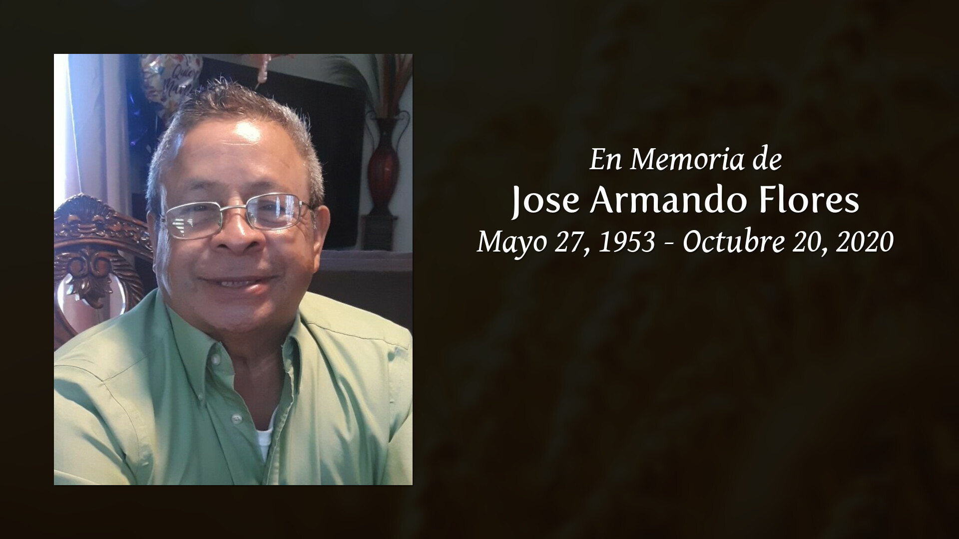 Jose Armando Flores - Tribute Video