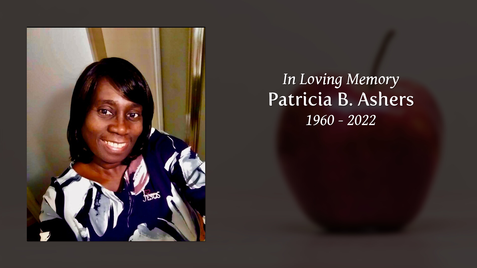 Patricia B. Ashers - Tribute Video