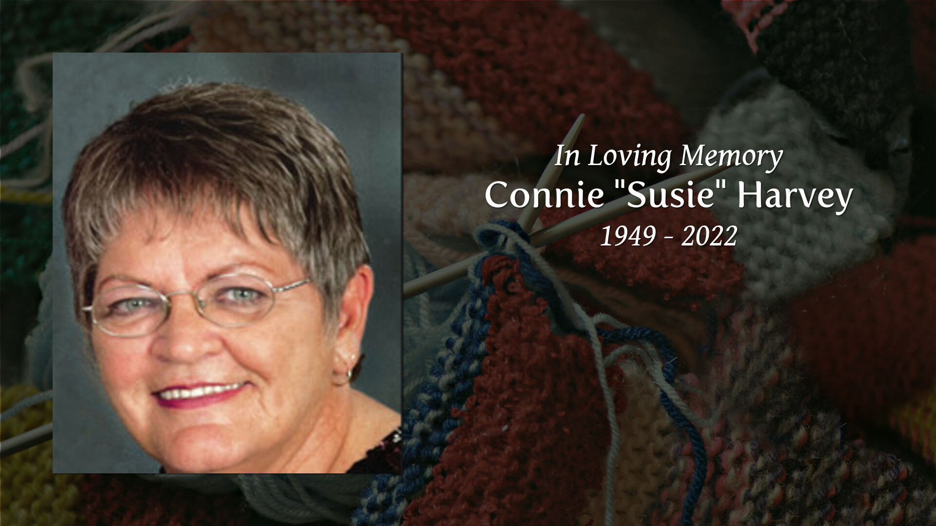 Connie Susie Harvey Tribute Video