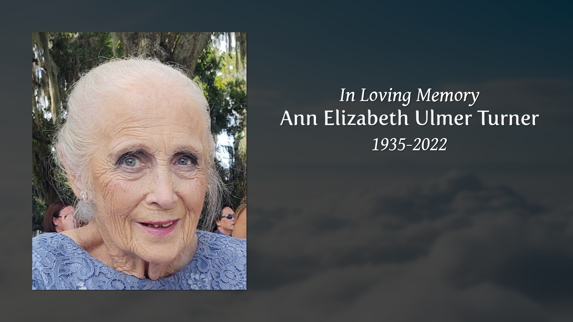 Ann Elizabeth Ulmer Turner - Tribute Video