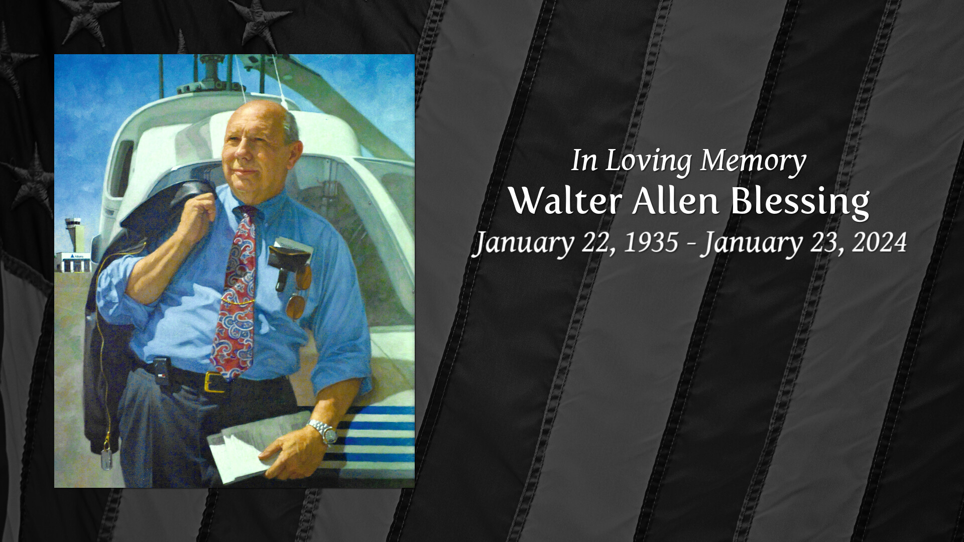 Walter Allen Blessing - Tribute Video