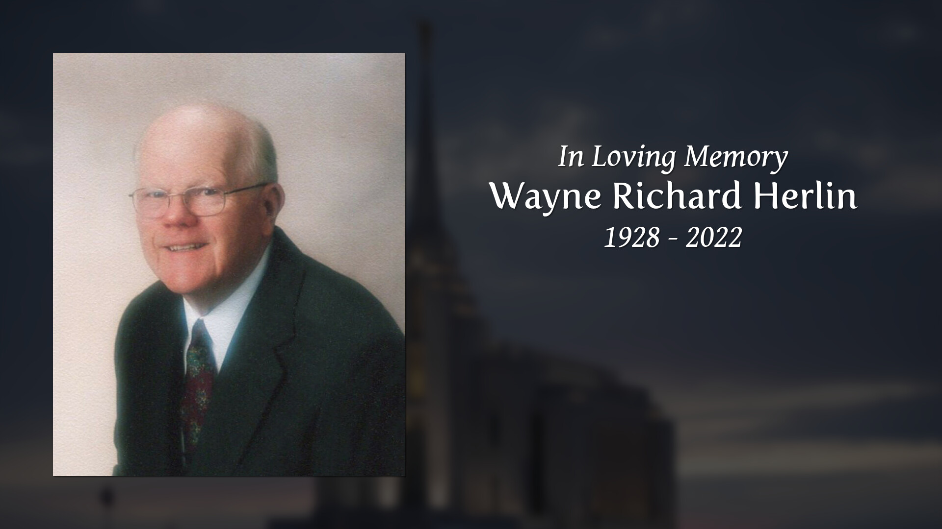 Wayne Richard Herlin - Tribute Video