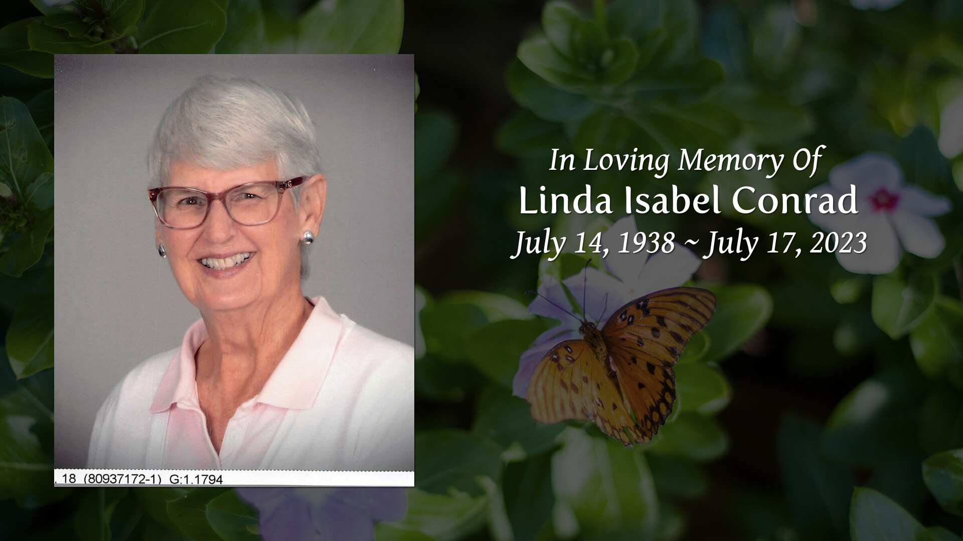 Linda Isabel Conrad - Tribute Video