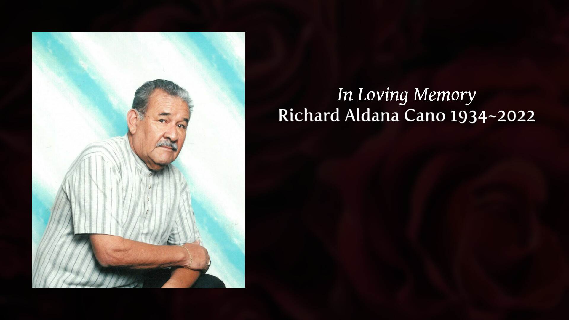 Richard Aldana Cano 1934~2022 - Tribute Video