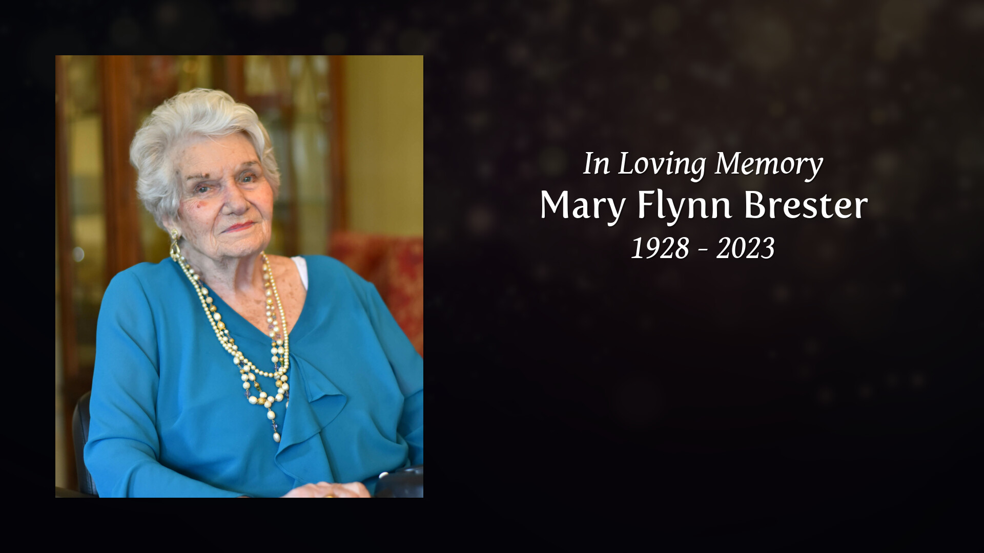 Mary Flynn Brester - Tribute Video