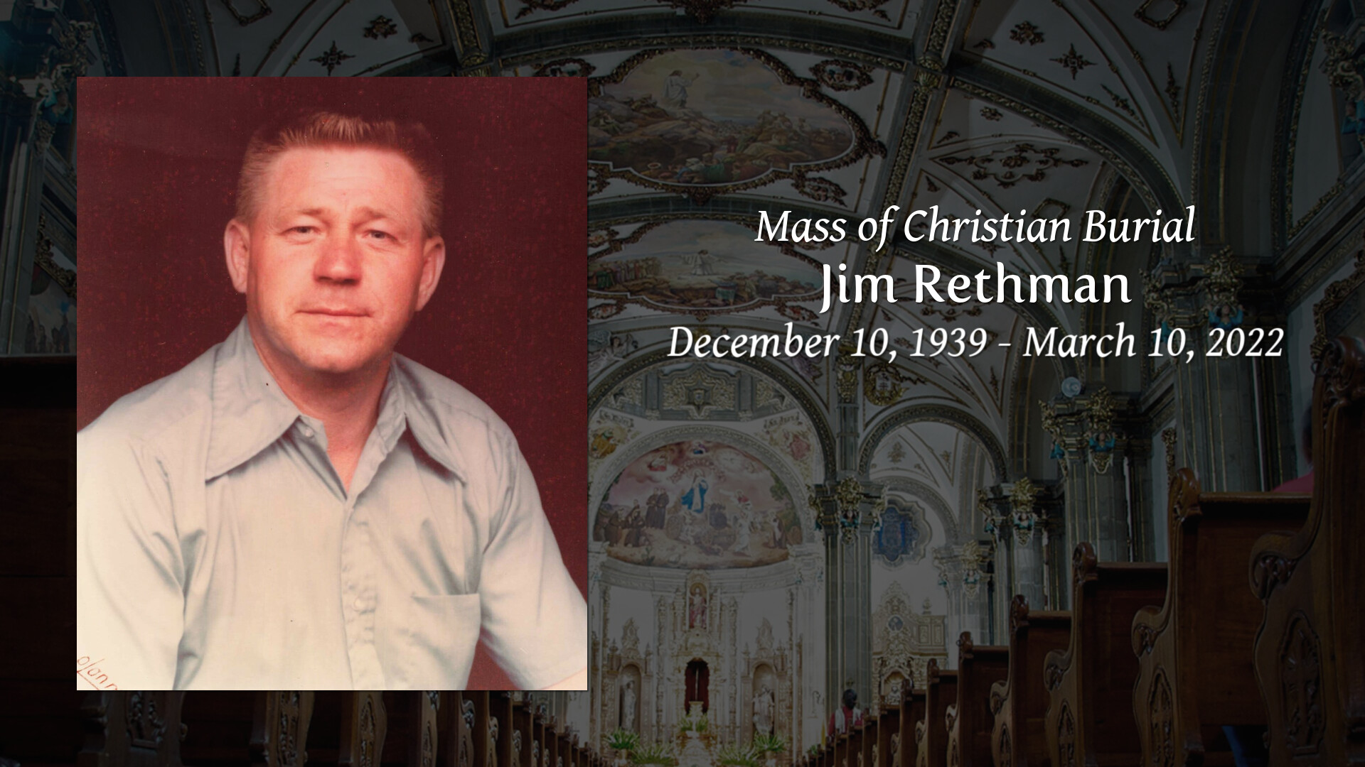 Jim Rethman - Tribute Video