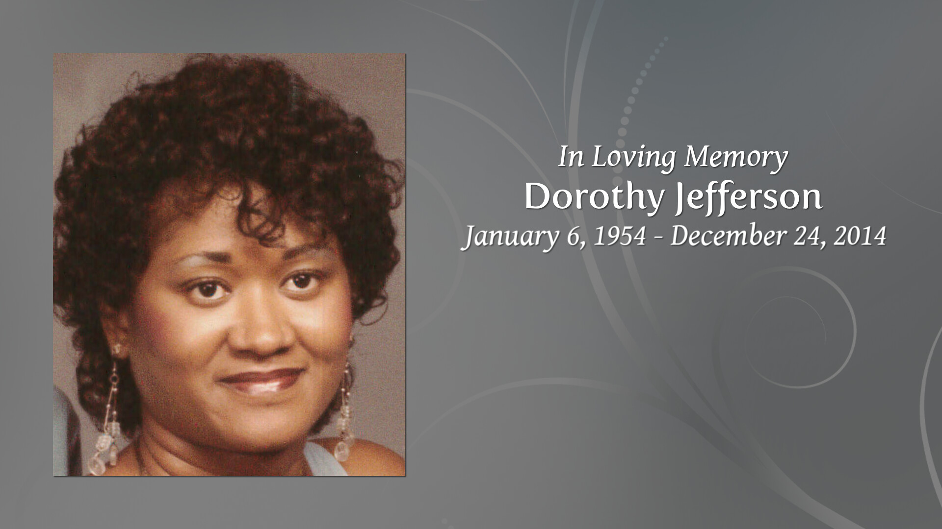 Dorothy Jefferson - Tribute Video