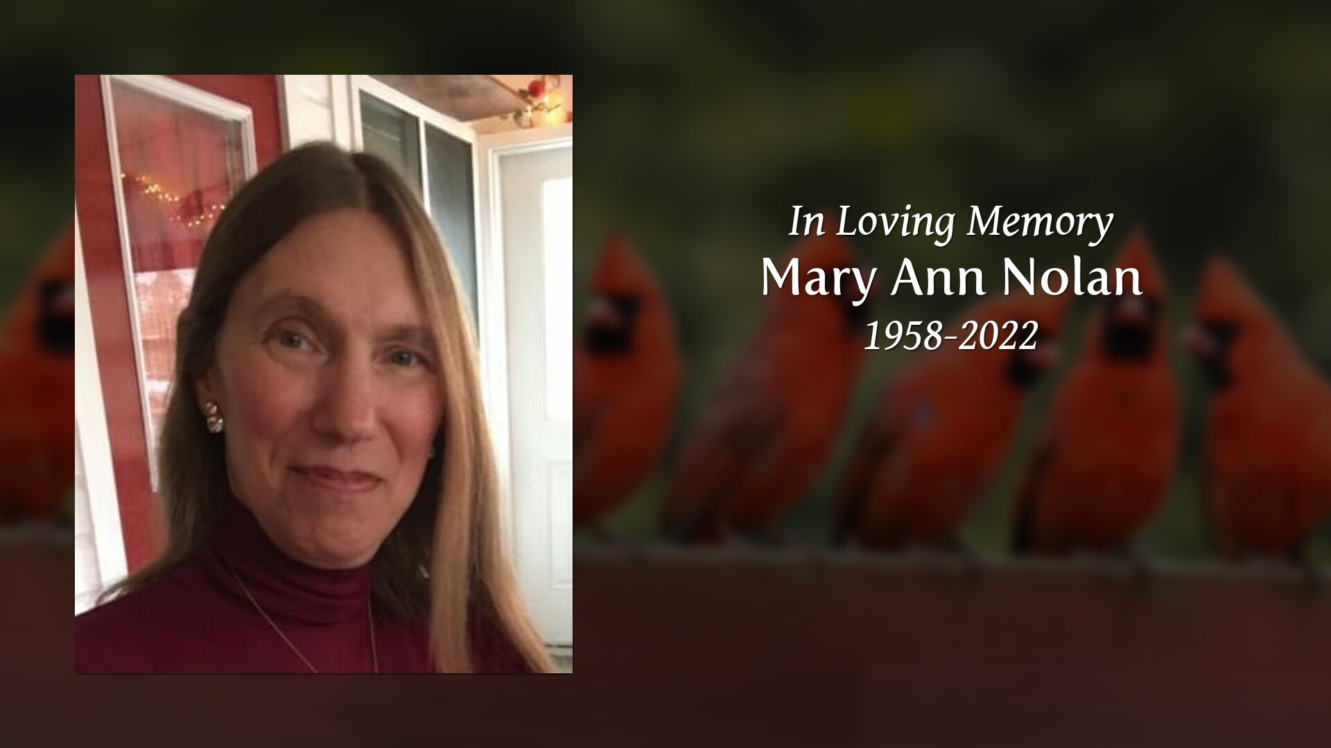 Mary Ann Nolan Tribute Video