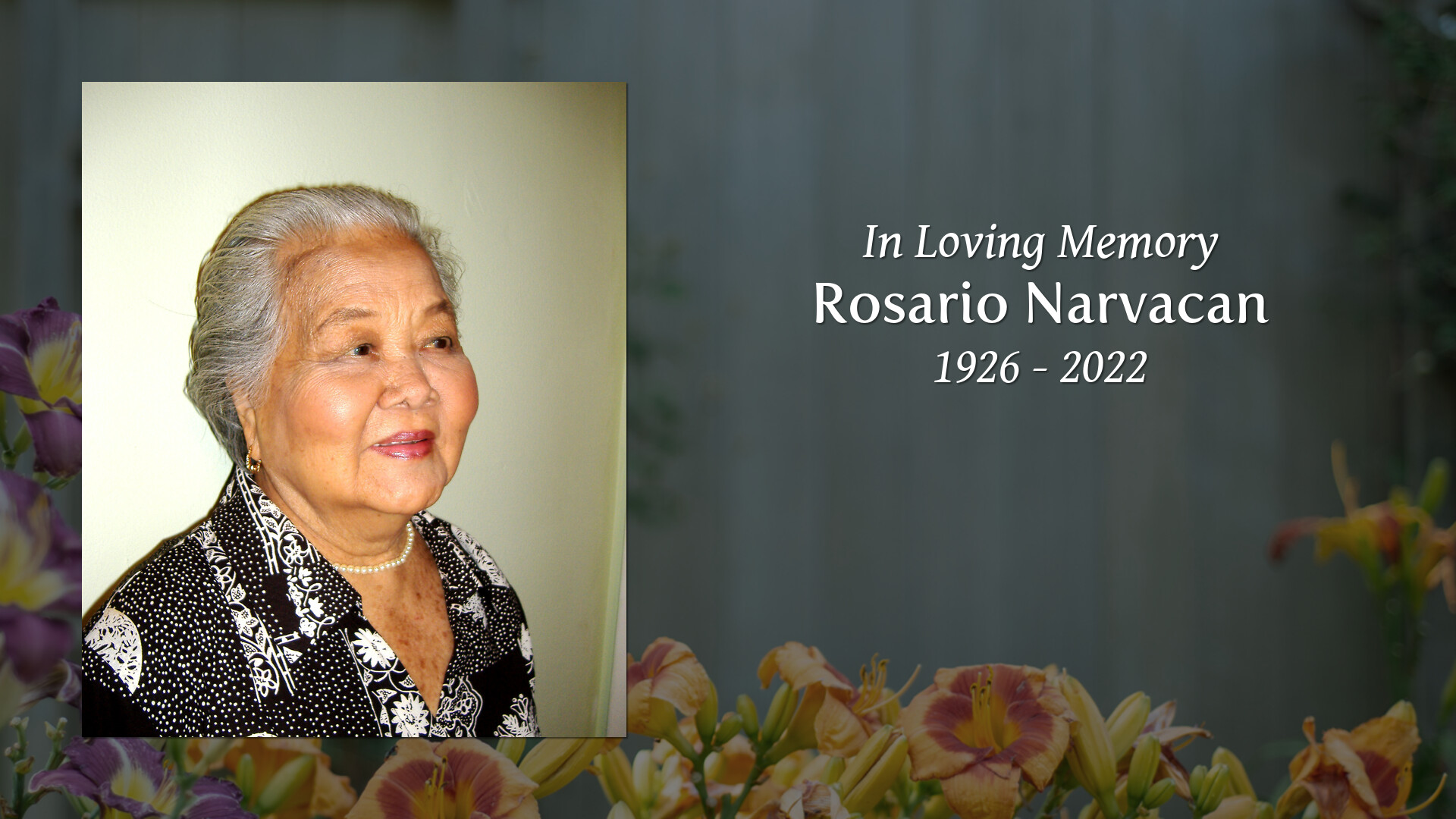 Rosario Narvacan - Tribute Video