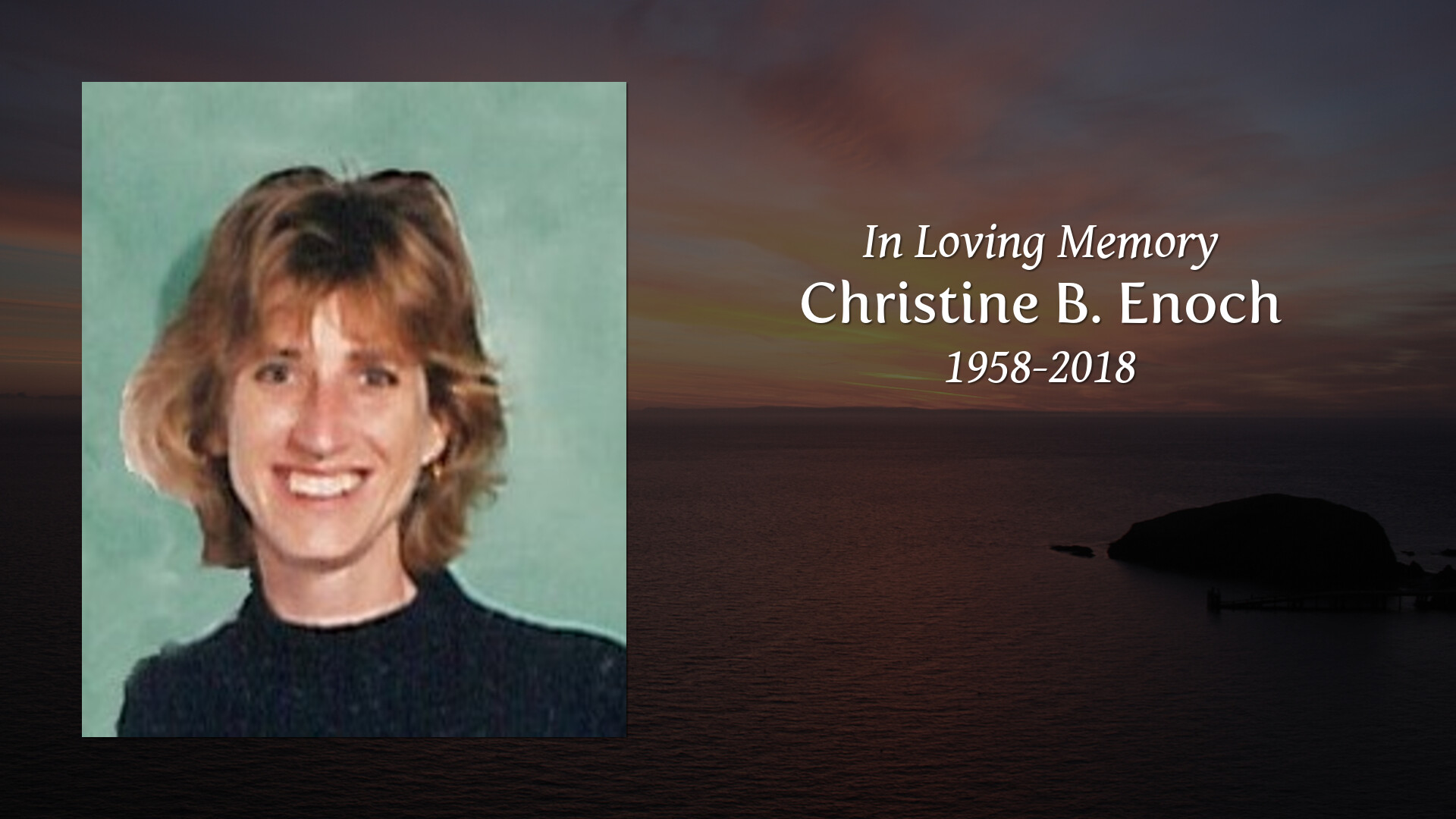 Christine B. Enoch - Tribute Video