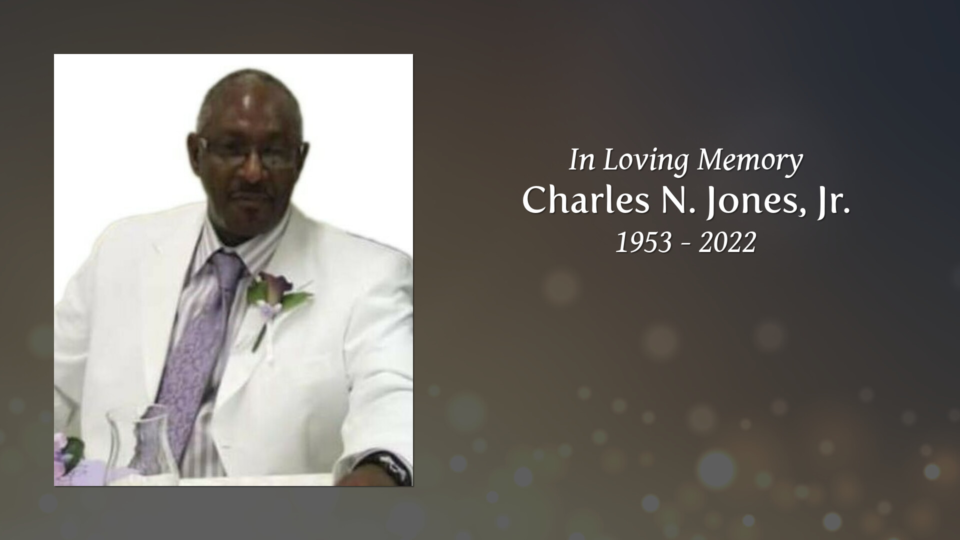 Charles N. Jones, Jr. - Tribute Video