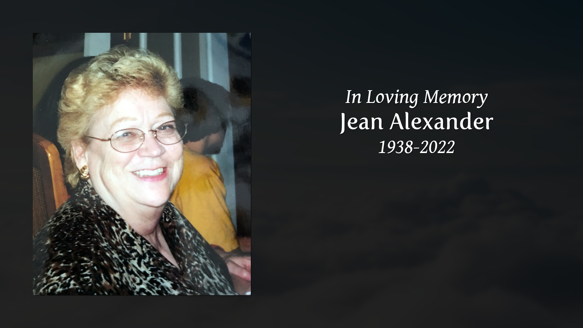 Jean Alexander - Tribute Video