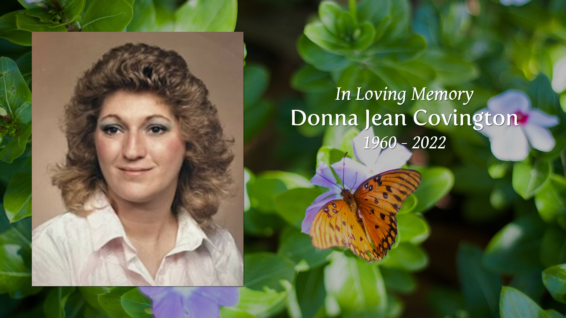 Donna Jean Covington - Tribute Video