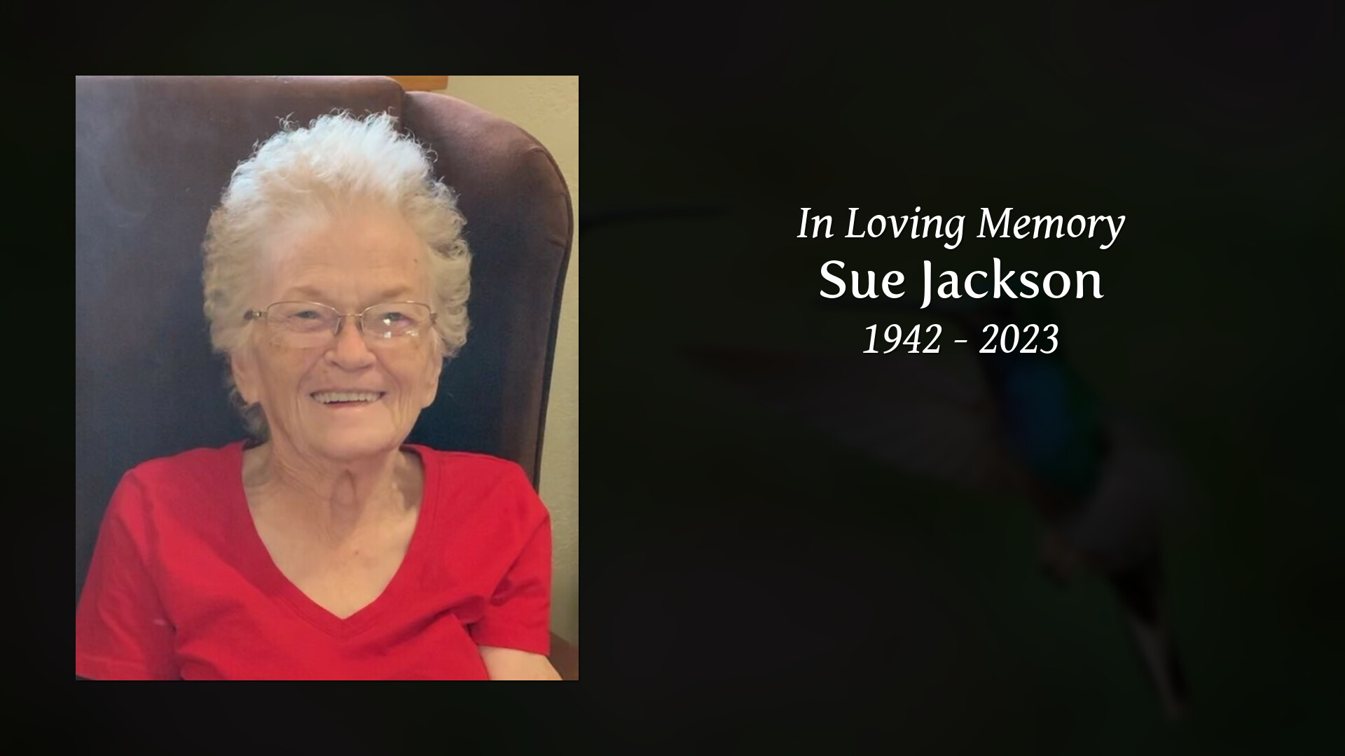 Sue Jackson - Tribute Video