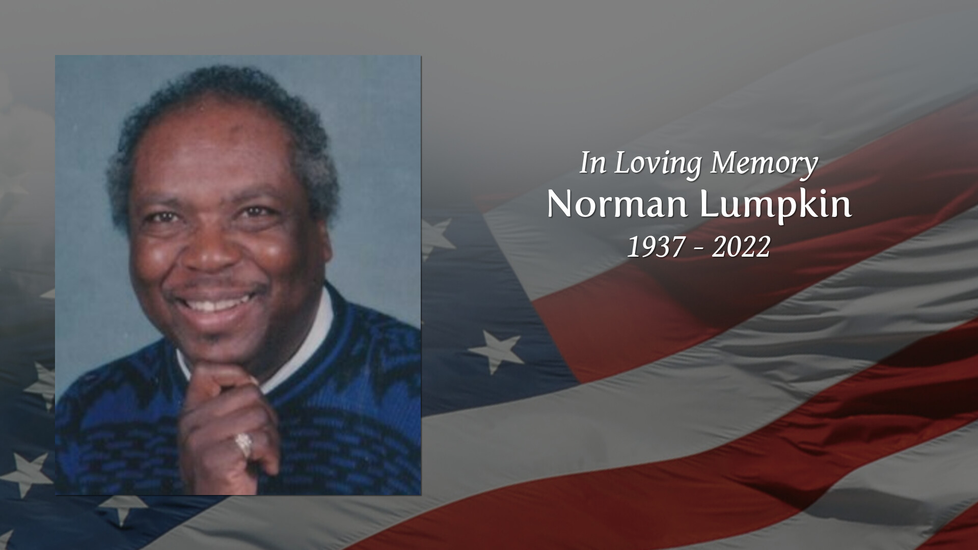 Norman Lumpkin - Tribute Video