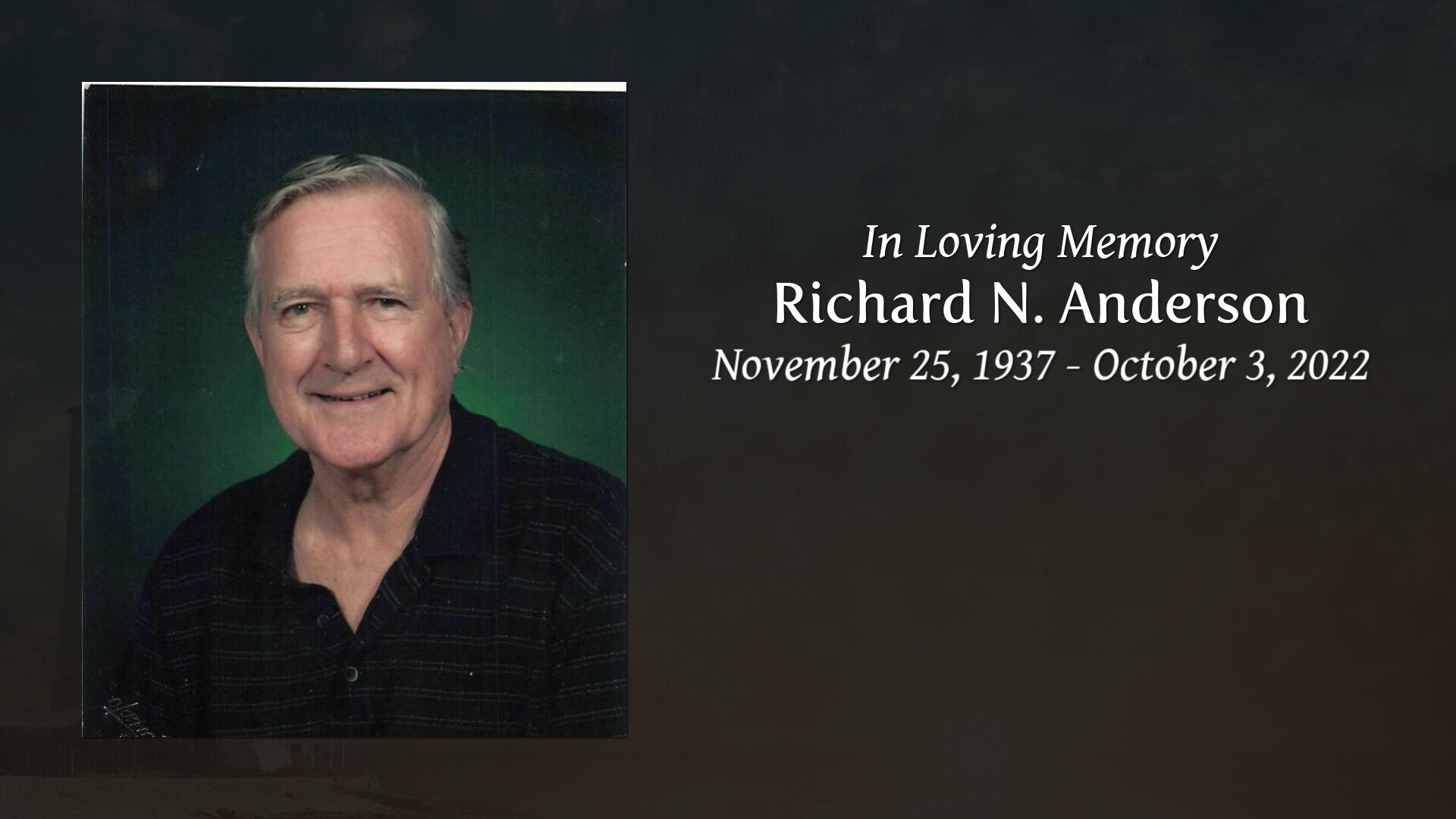 Richard N. Anderson - Tribute Video