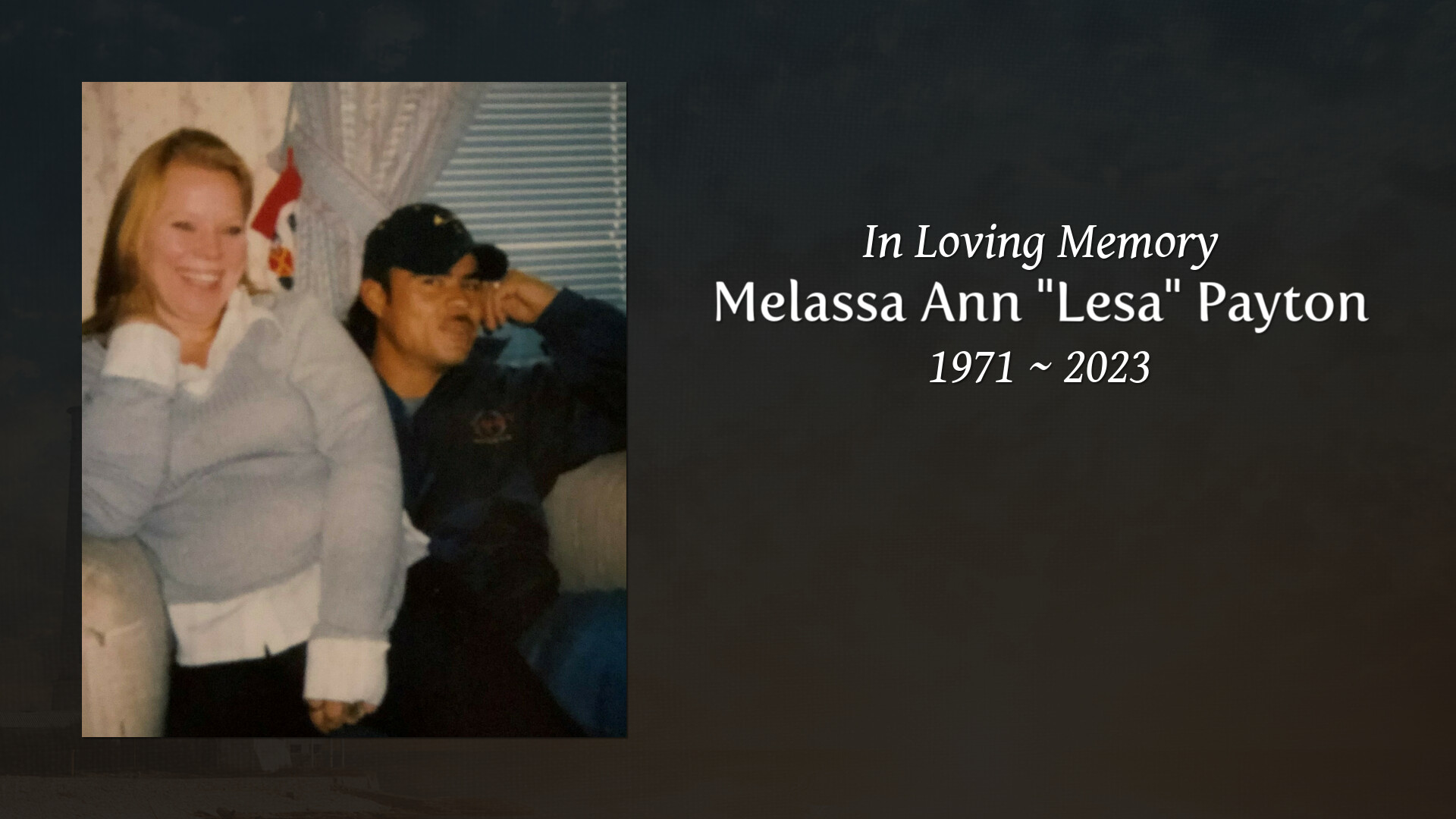 Melassa Ann “Lesa” Payton - Tribute Video