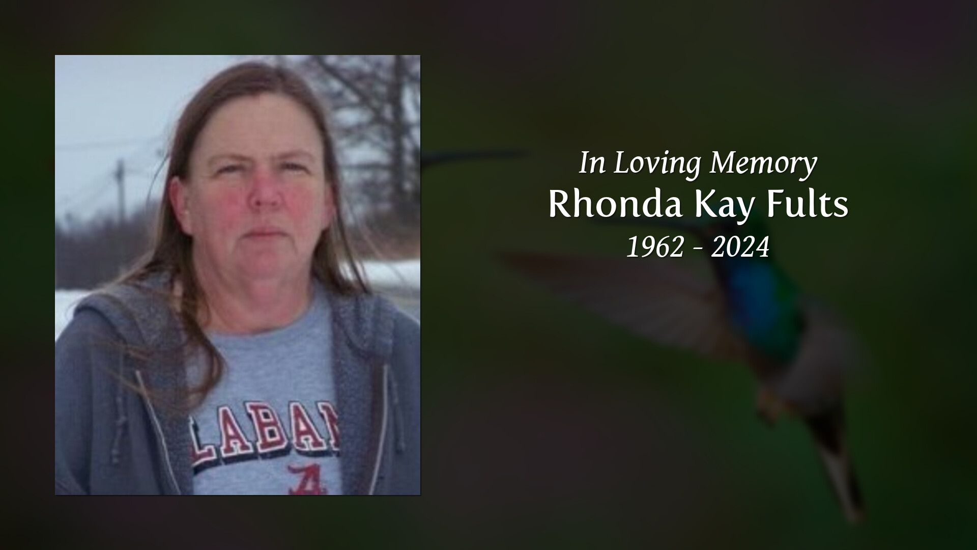 Rhonda Kay Fults - Tribute Video