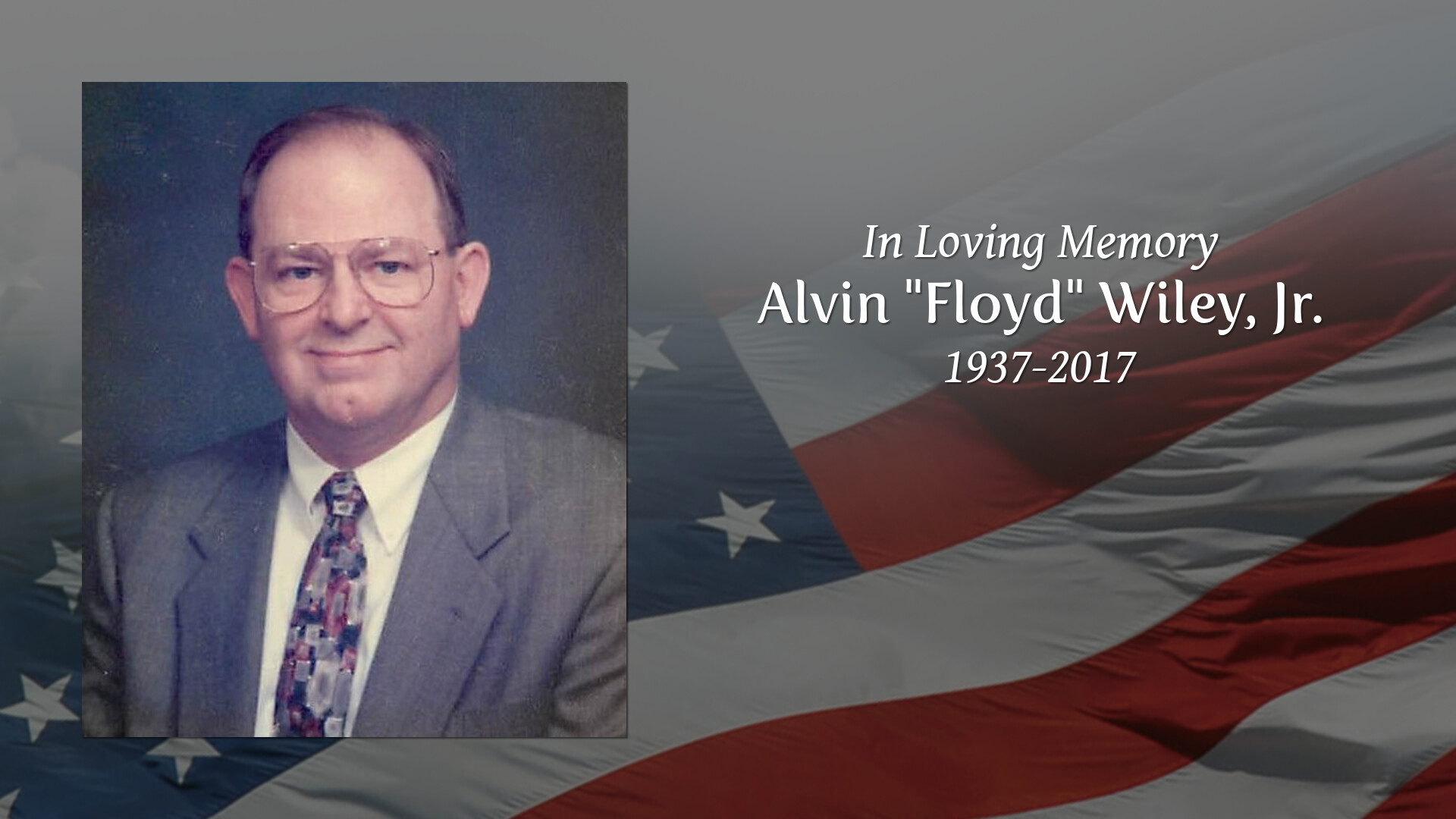 Alvin Floyd Wiley Jr Tribute Video