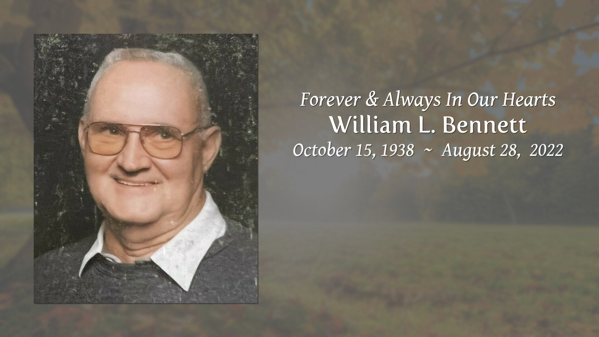 William L. Bennett - Tribute Video