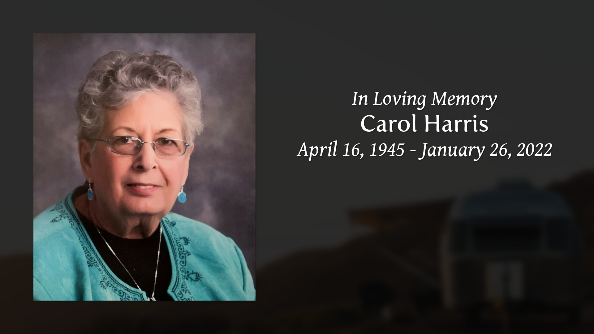 Carol Harris - Tribute Video