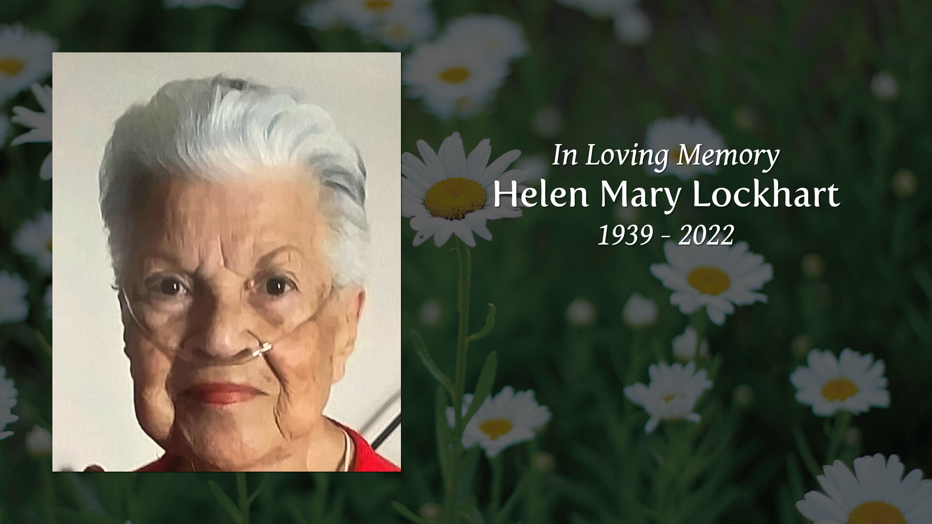 Helen Mary Lockhart Tribute Video