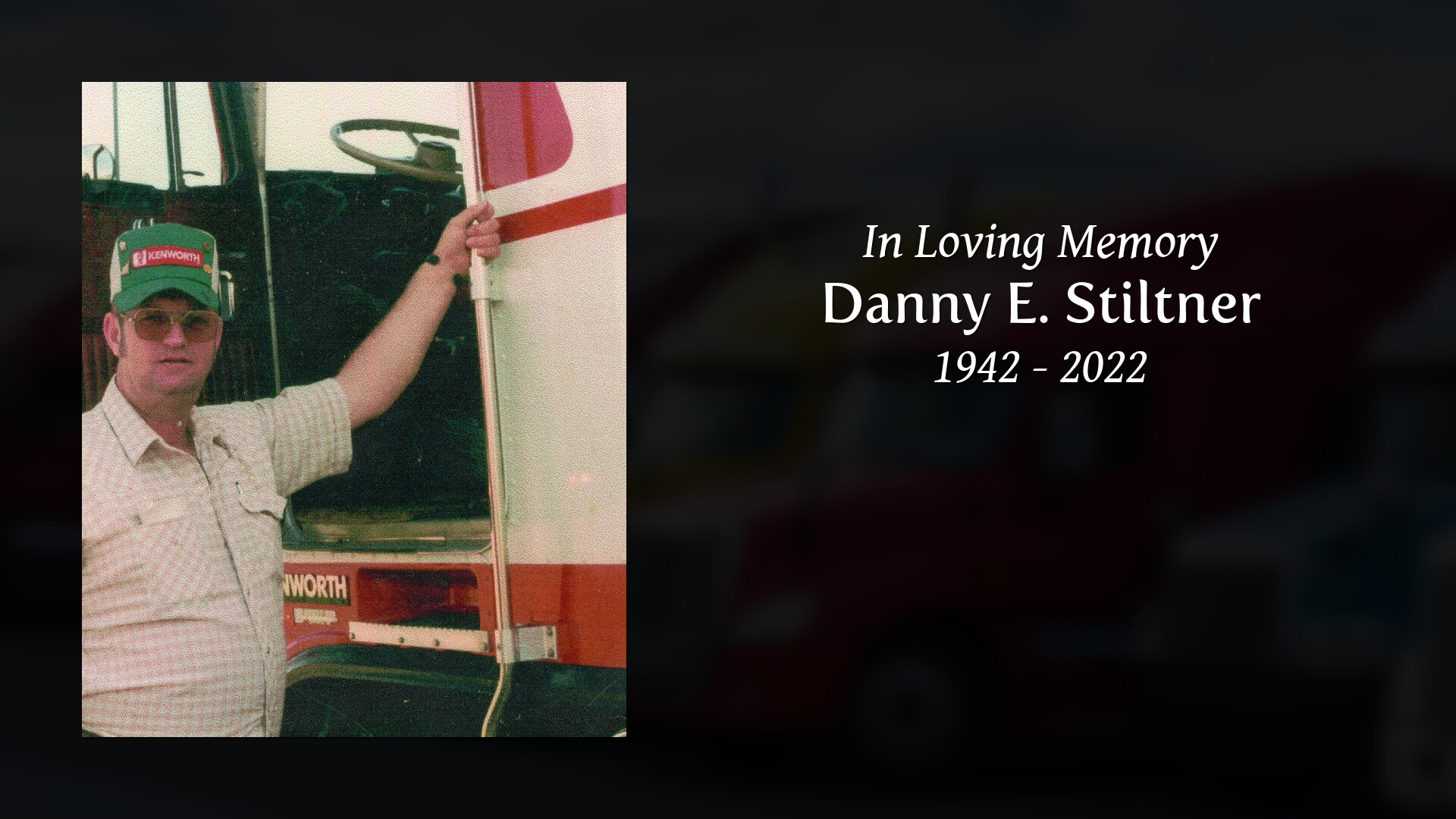 Danny E. Stiltner - Tribute Video