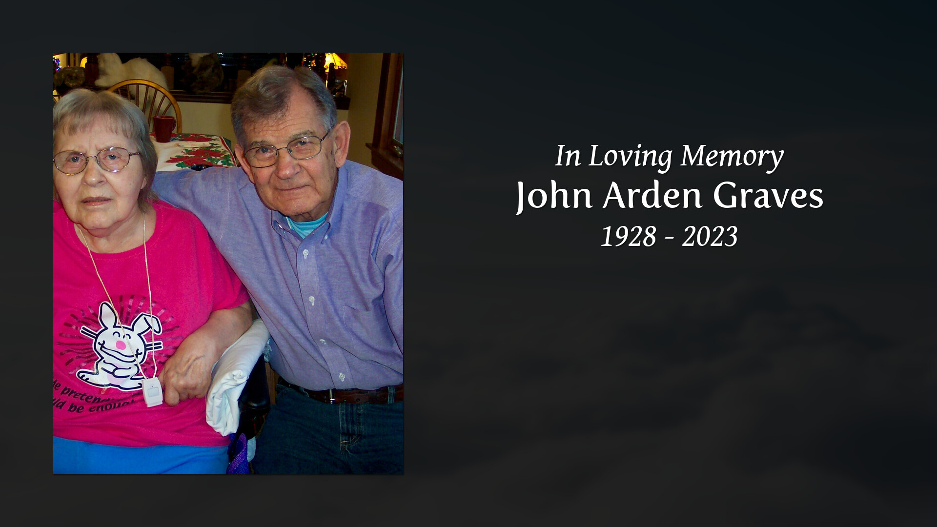 John Arden Graves - Tribute Video