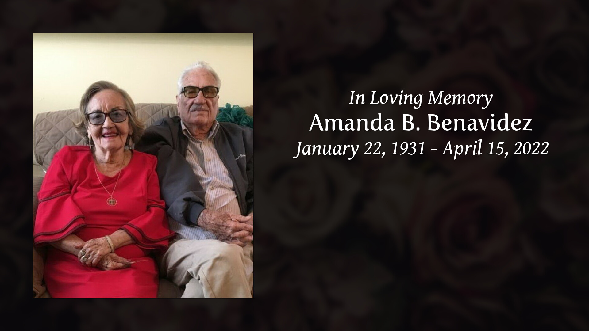 Amanda B. Benavidez - Tribute Video