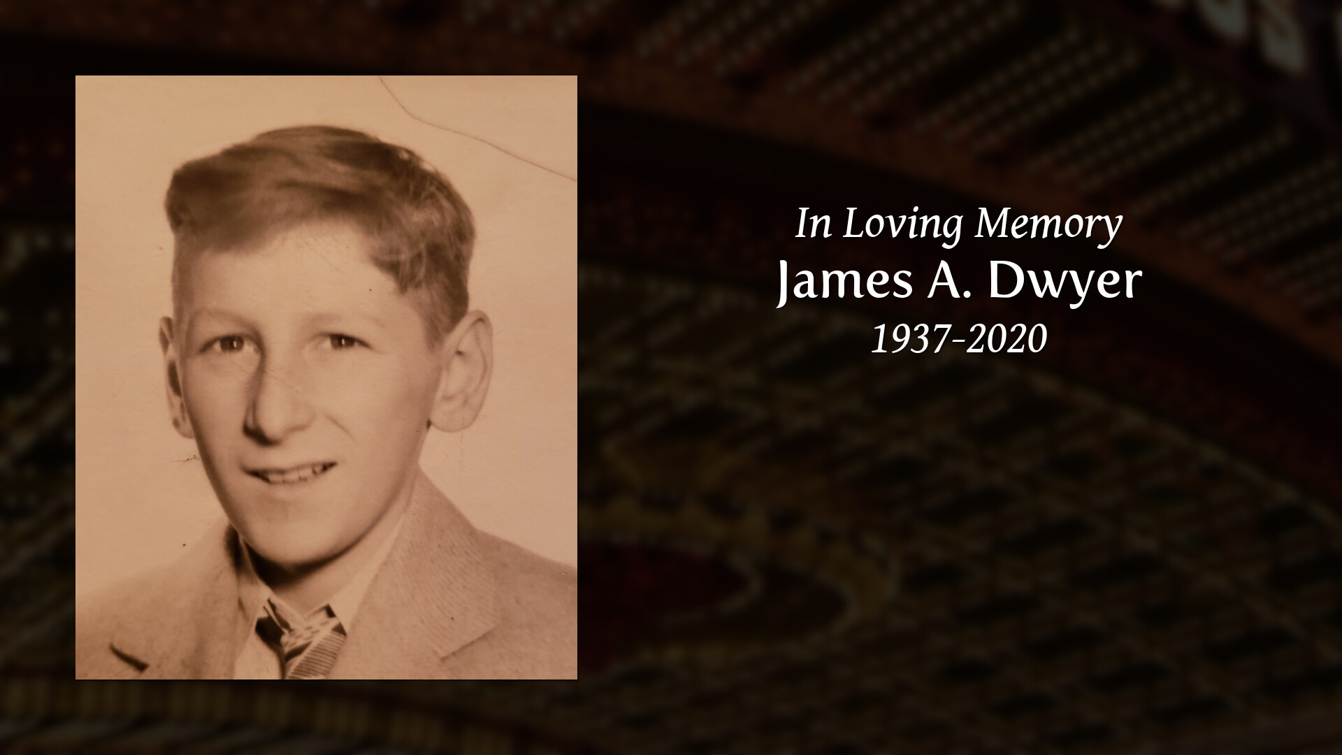 James A. Dwyer - Tribute Video