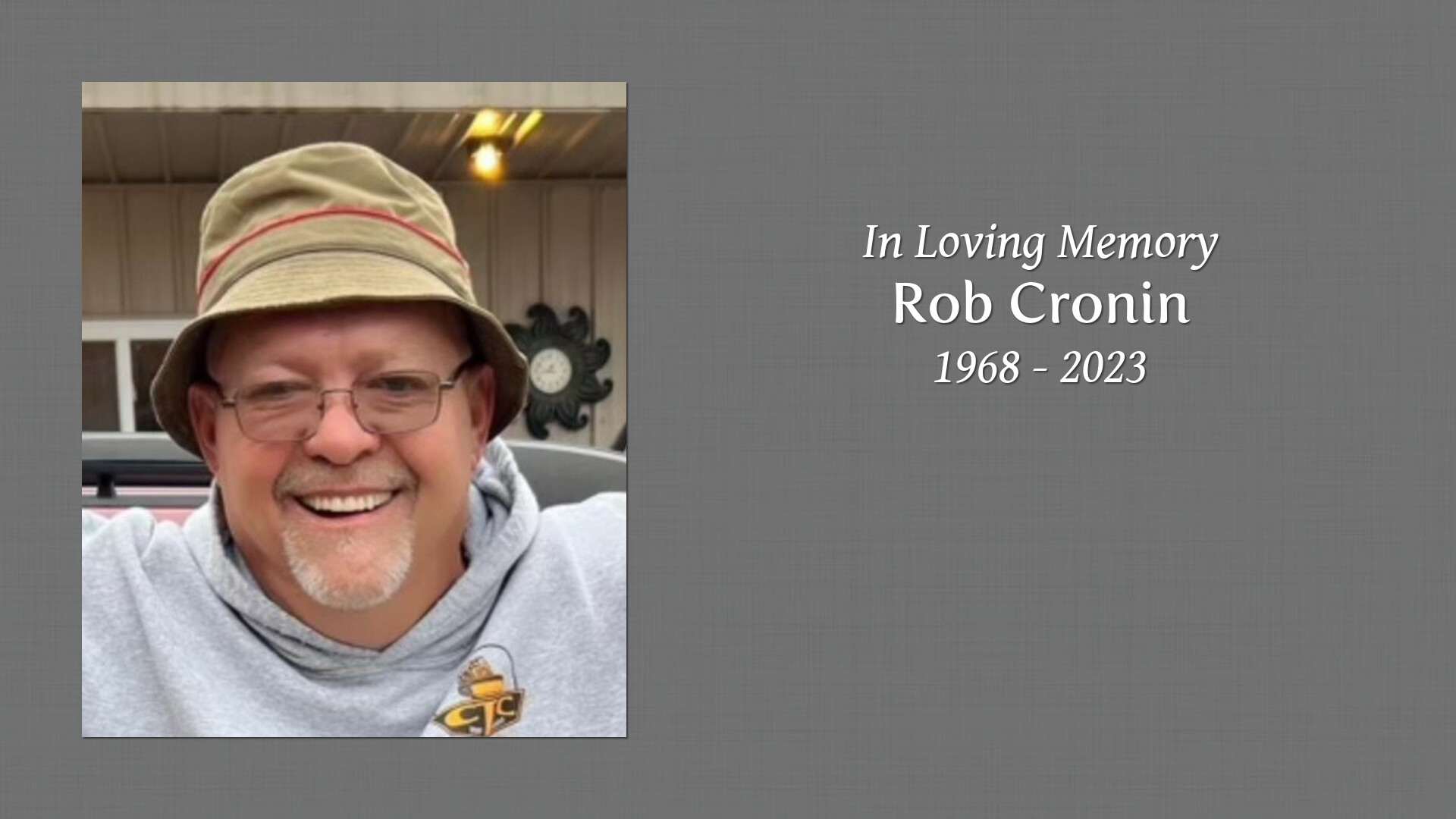 Rob Cronin - Tribute Video