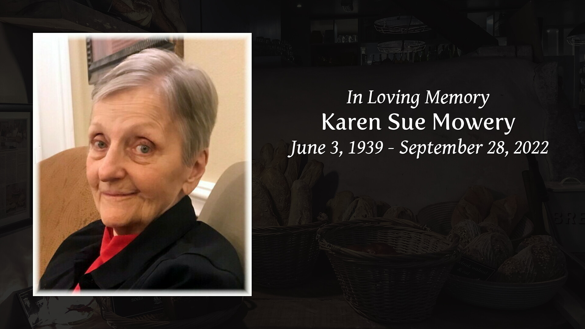 Karen Sue Mowery - Tribute Video