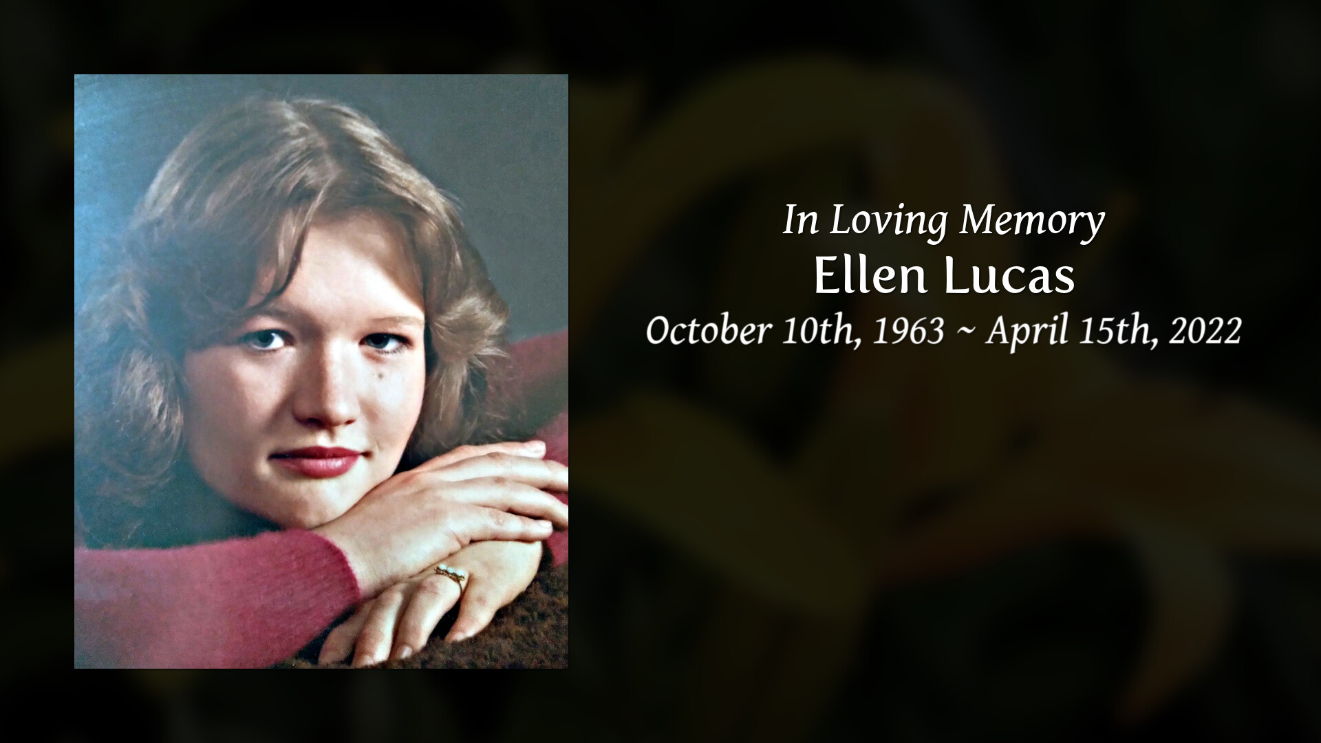 Ellen Lucas - Tribute Video