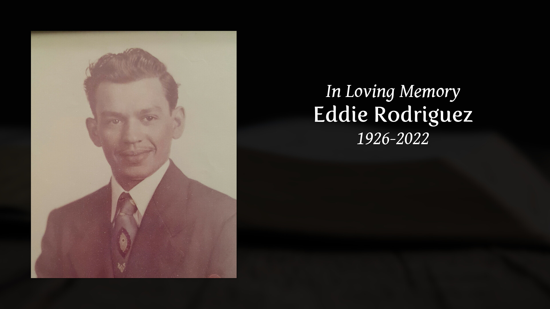 Eddie Rodriguez Tribute Video