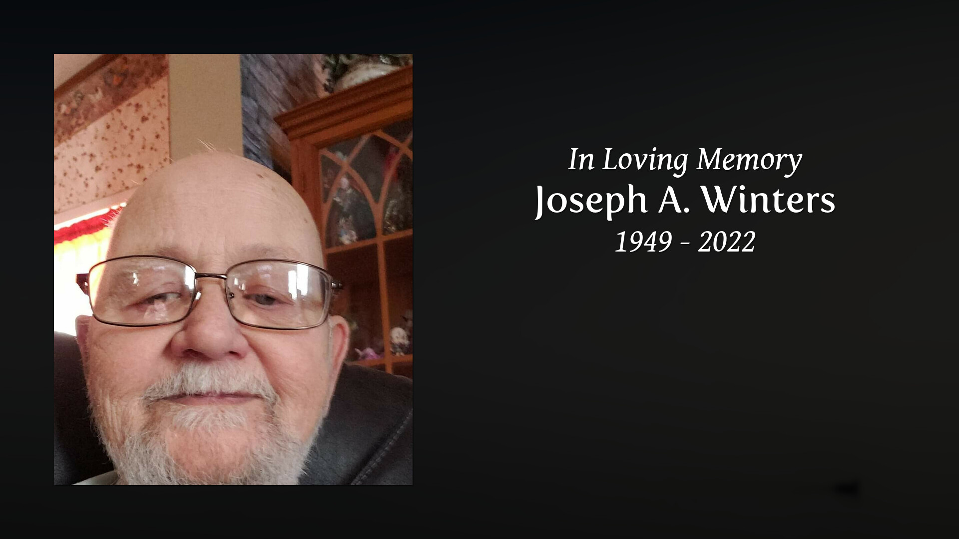 Joseph A. Winters - Tribute Video