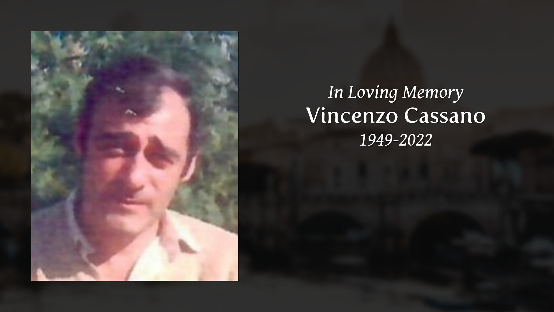 vincenzo-cassano-tribute-video