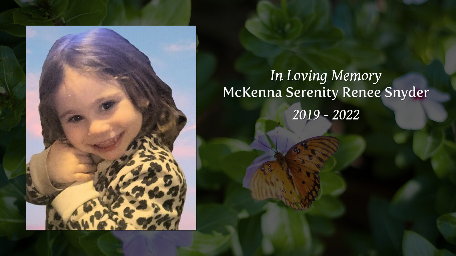 McKenna Serenity Renee Snyder - Tribute Video