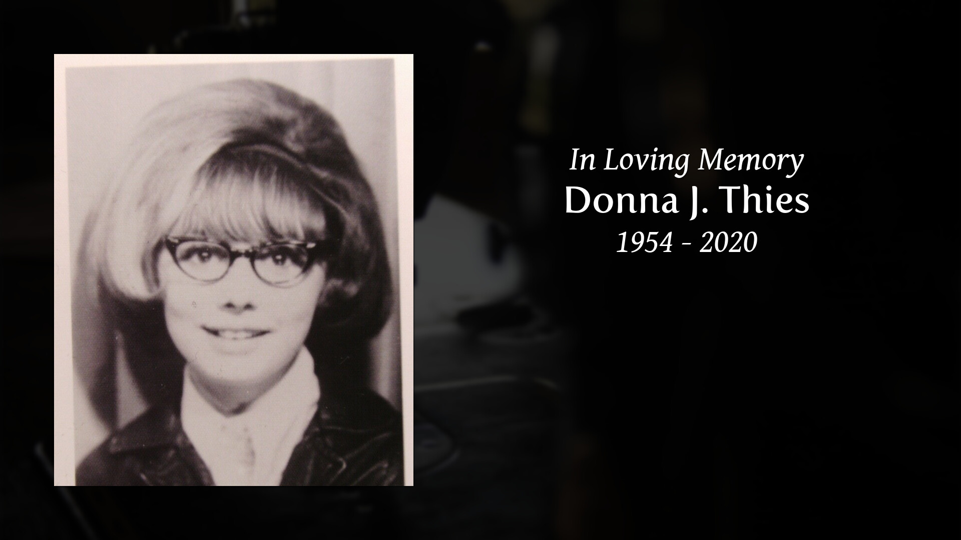 Donna J. Thies - Tribute Video