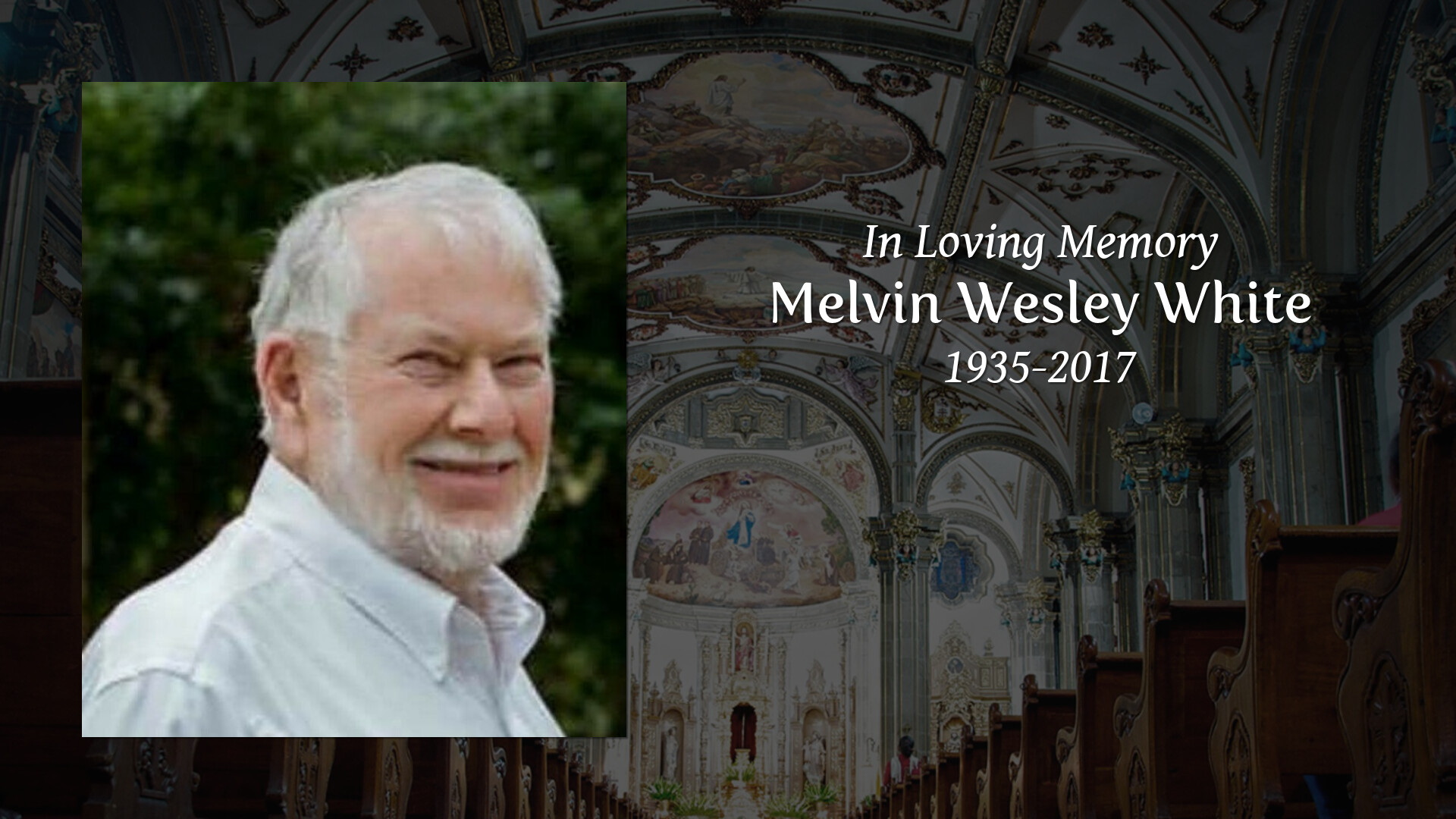 Melvin Wesley White - Tribute Video