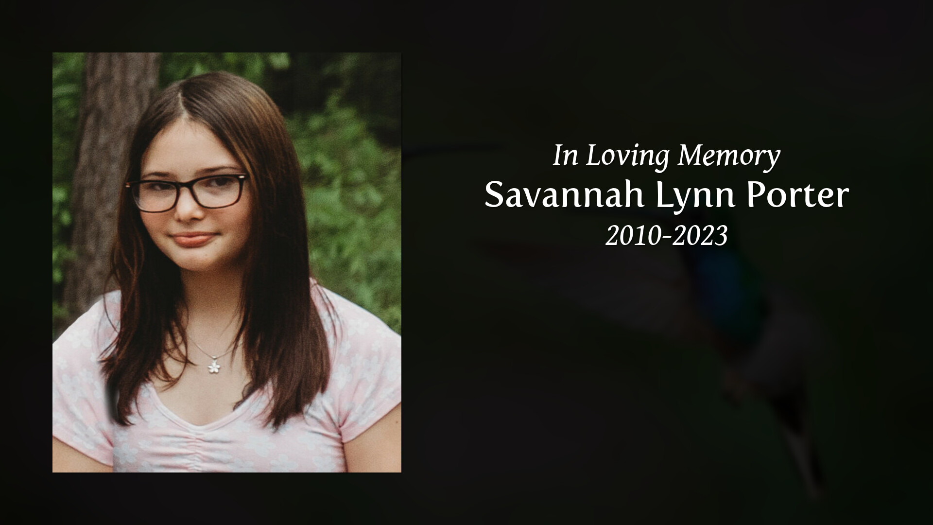 Savannah Lynn Porter - Tribute Video