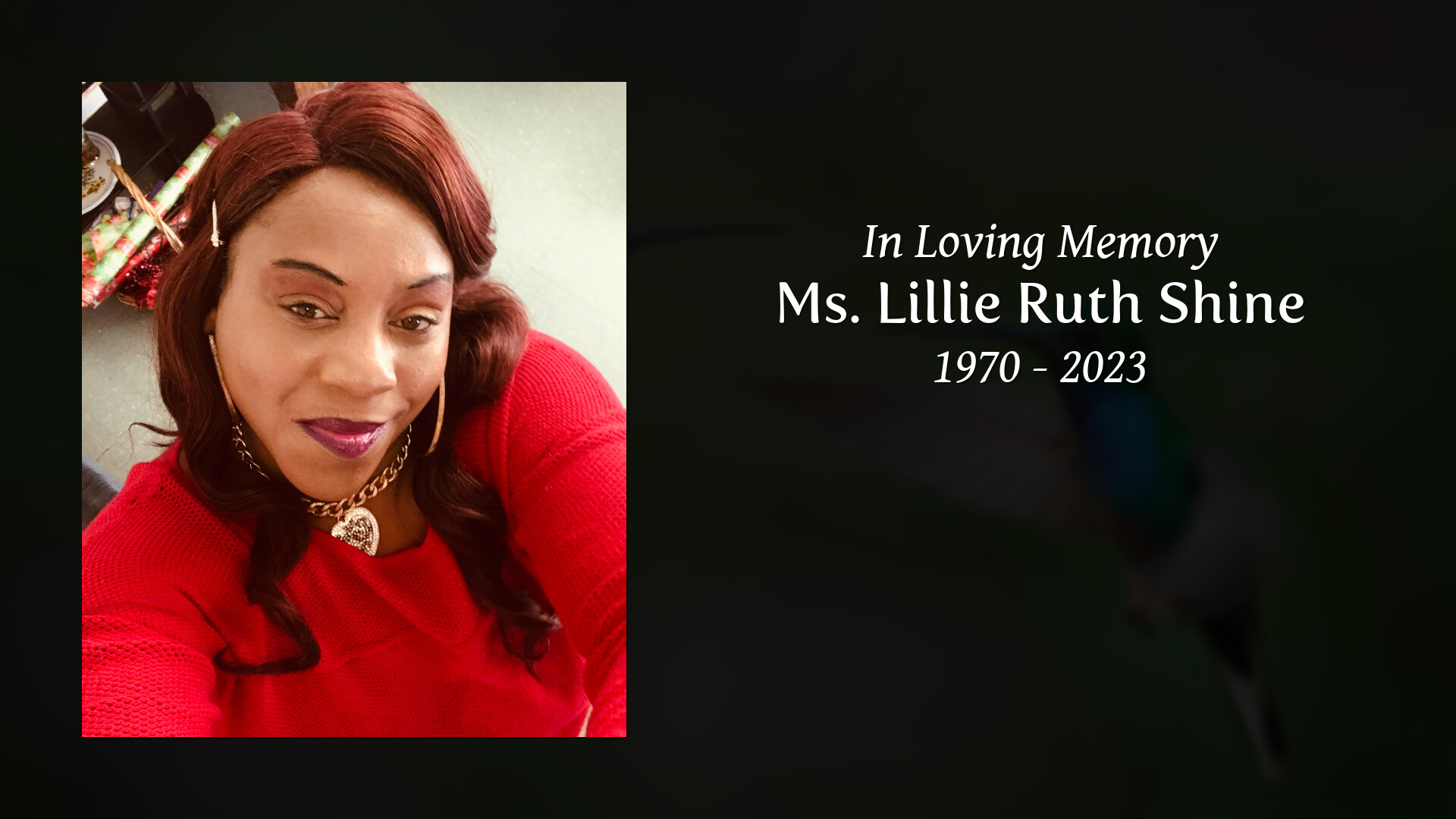 Ms. Lillie Ruth Shine - Tribute Video