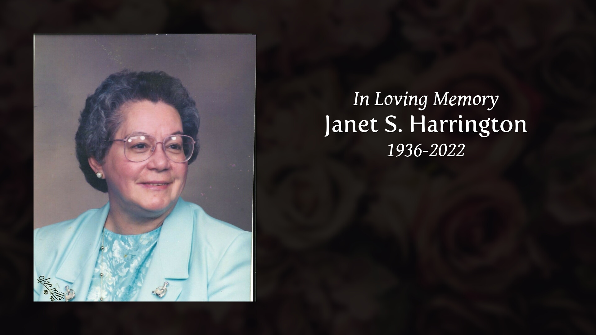 Janet S. Harrington - Tribute Video