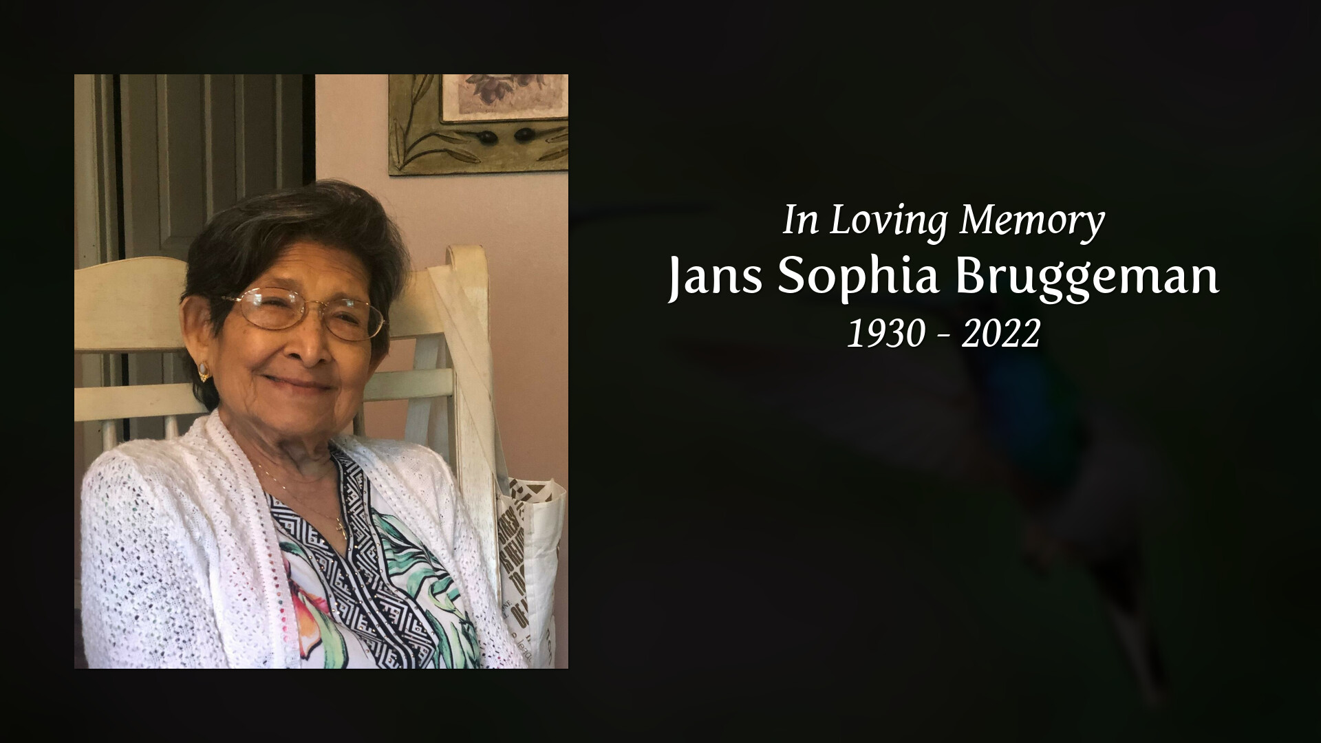 Jans Sophia Bruggeman Tribute Video