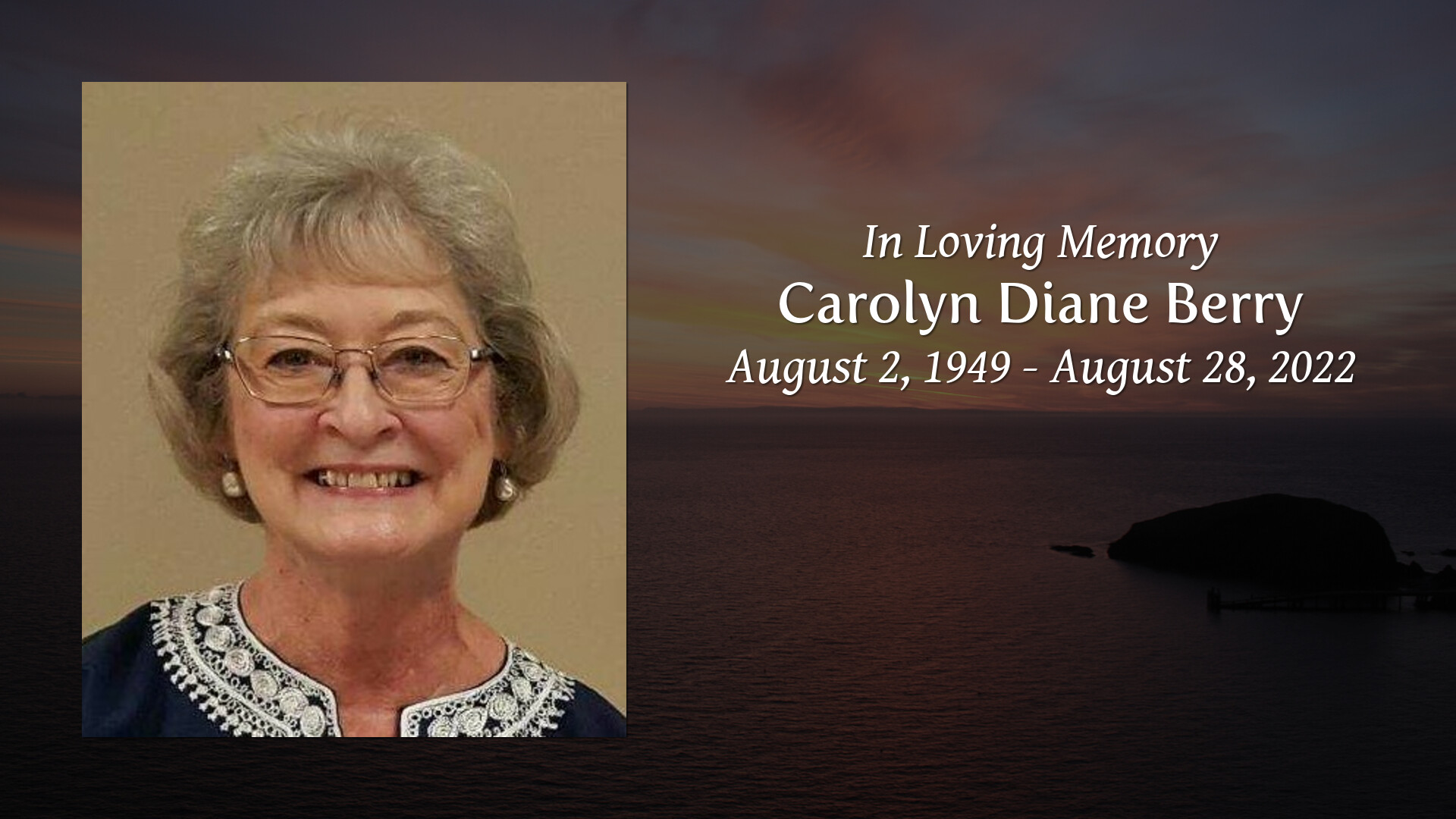 Carolyn Diane Berry - Tribute Video