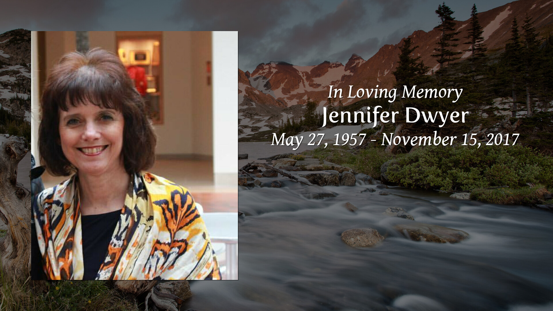 Jennifer Dwyer - Tribute Video