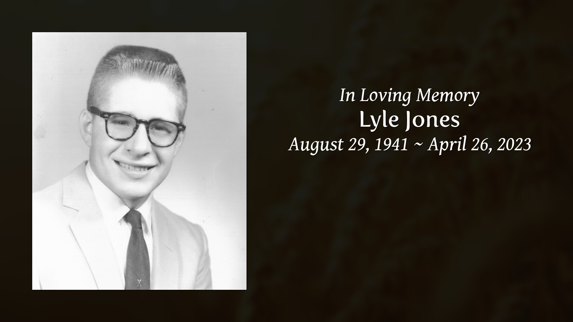 Lyle Jones - Tribute Video