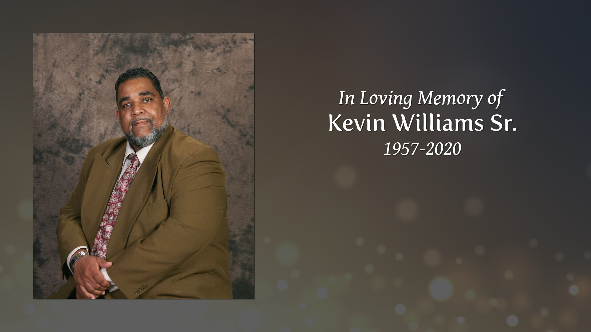 Kevin Williams Sr. Tribute Video