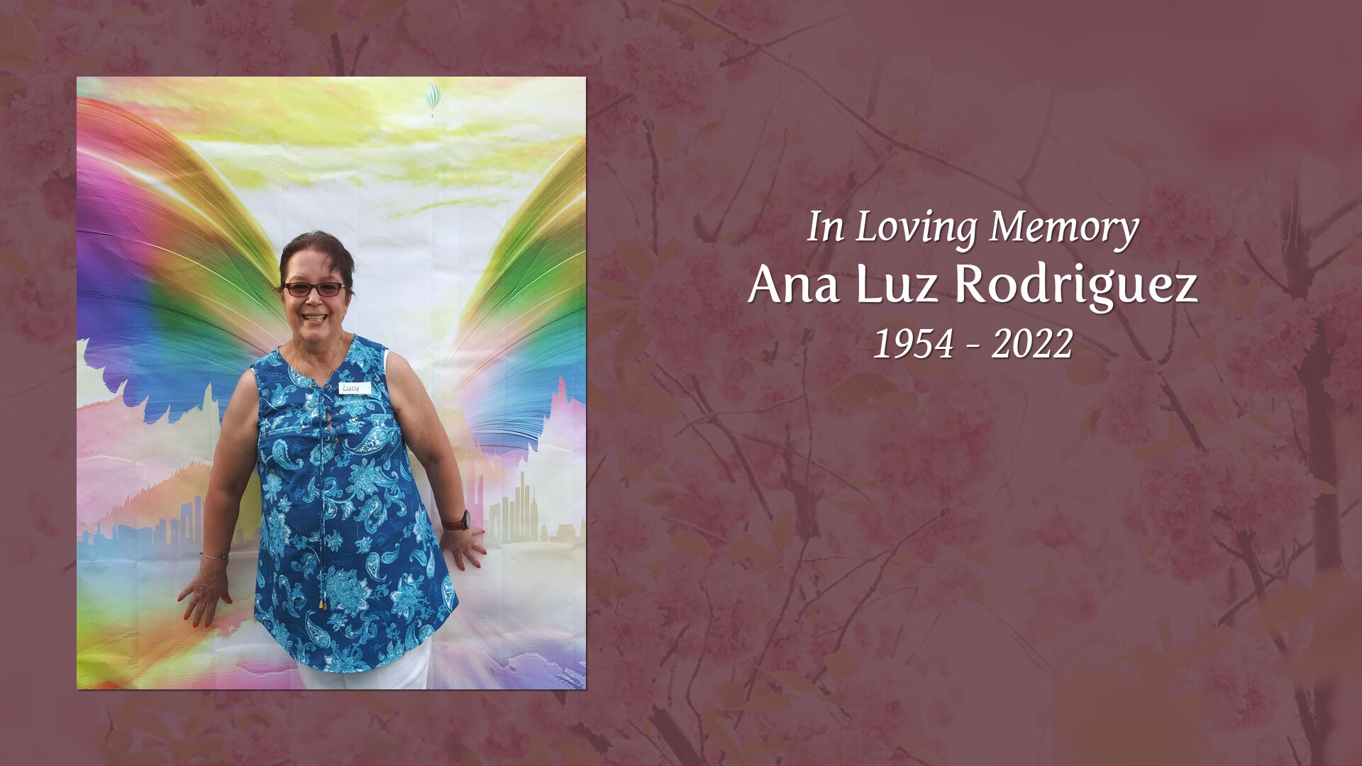 Ana Luz Rodriguez - Tribute Video