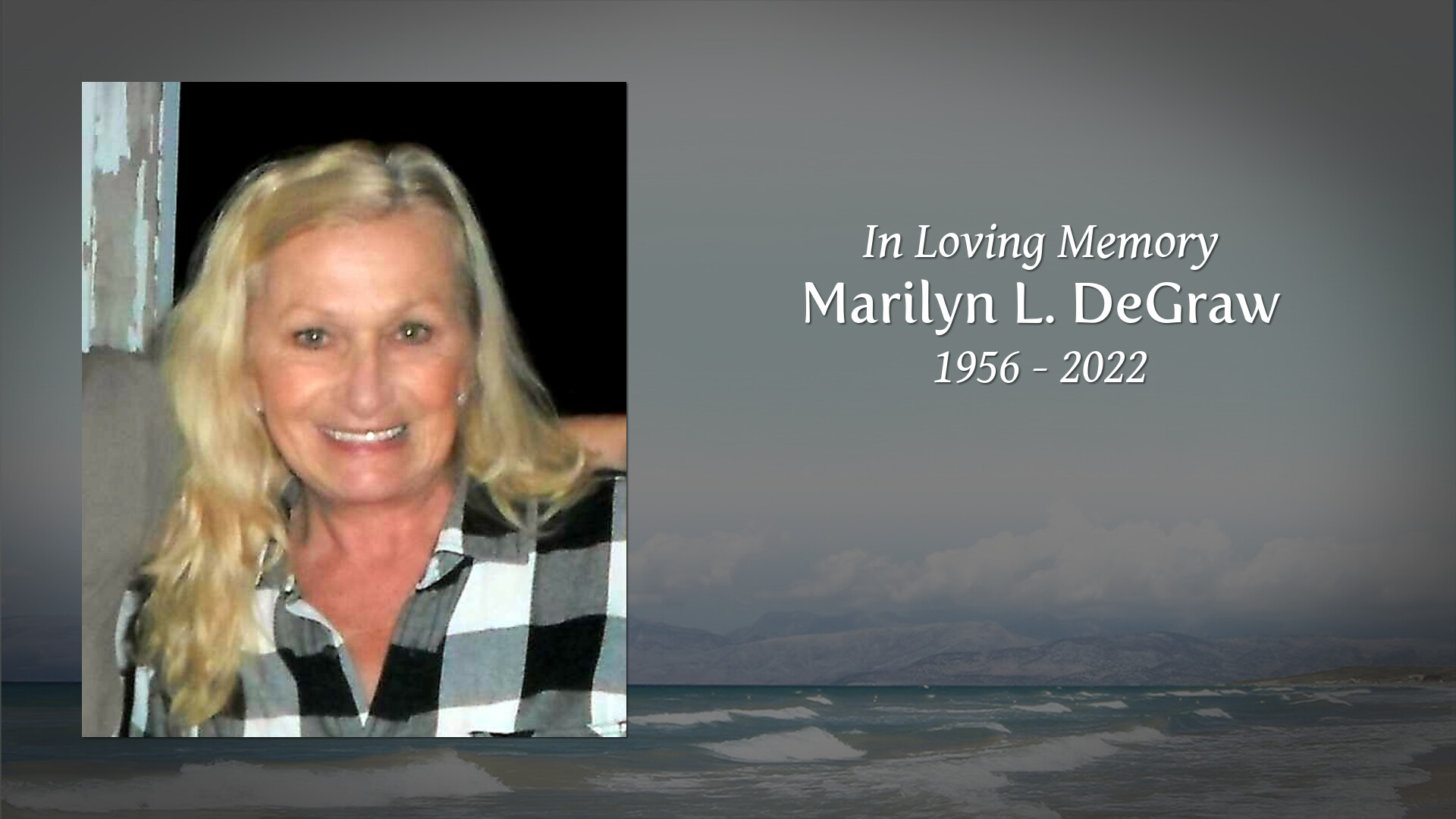 Marilyn L. DeGraw - Tribute Video