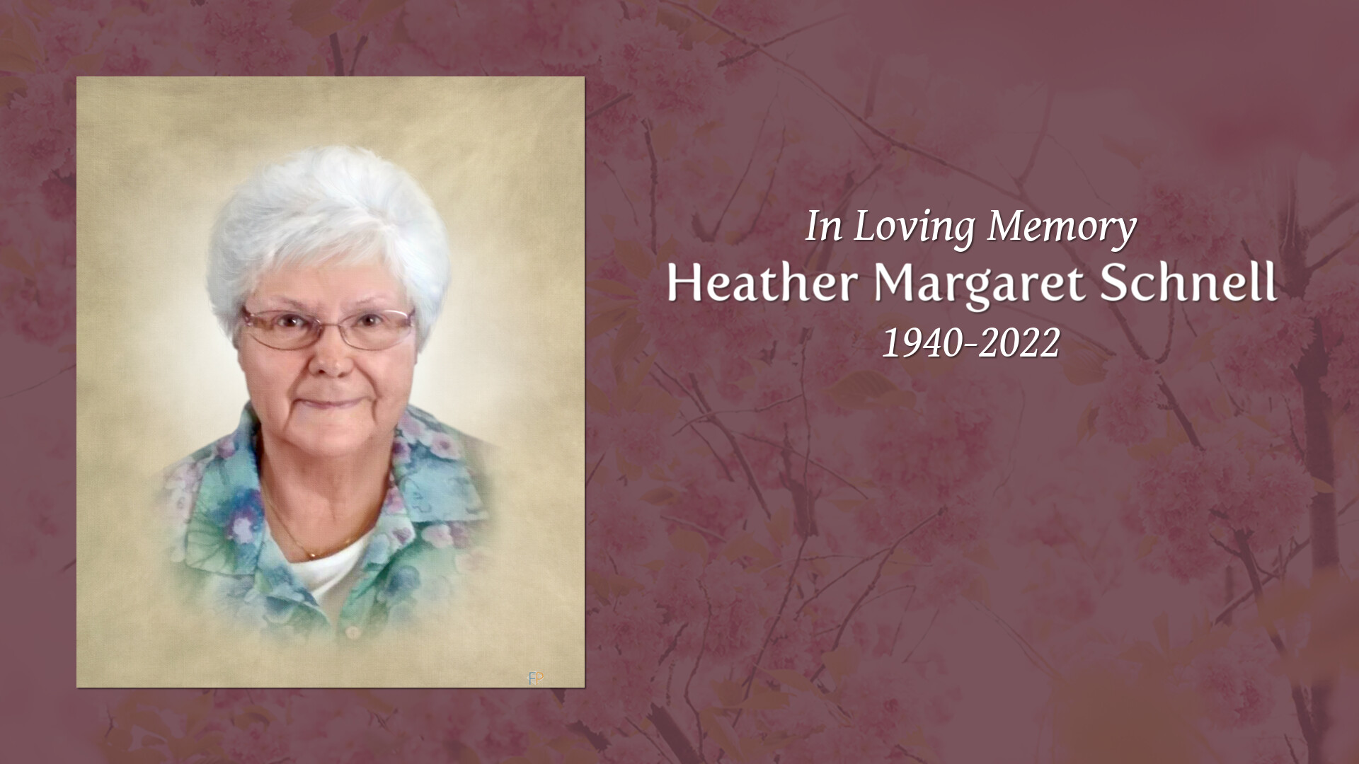 Heather Margaret Schnell - Tribute Video